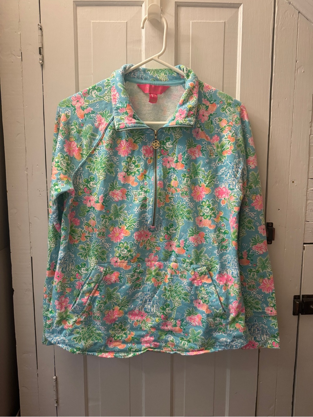 MED Disney x Lilly Pulitzer Half-Zip Sweatshirt